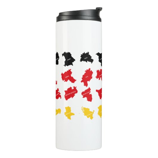 Vlag van Duitse Staten Thermosbeker (Gedraaid links)