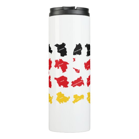 Vlag van Duitse Staten Thermosbeker (Achterkant)