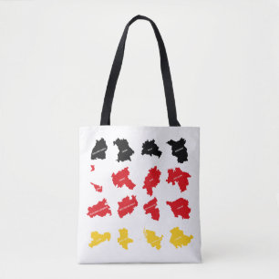 Vlag van Duitse Staten Tote Bag
