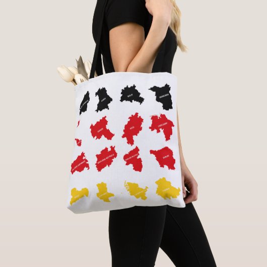 Vlag van Duitse Staten Tote Bag (Dichtbij)