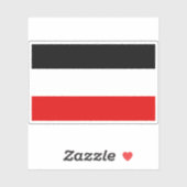 Vlag van Duitsland (1867-1918) Sticker (Vel)
