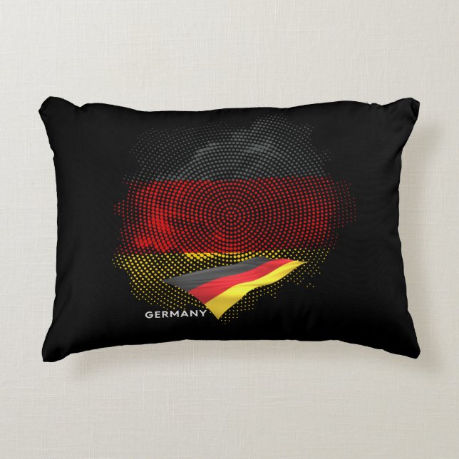 Vlag van Duitsland Accent Kussen (Voorkant)