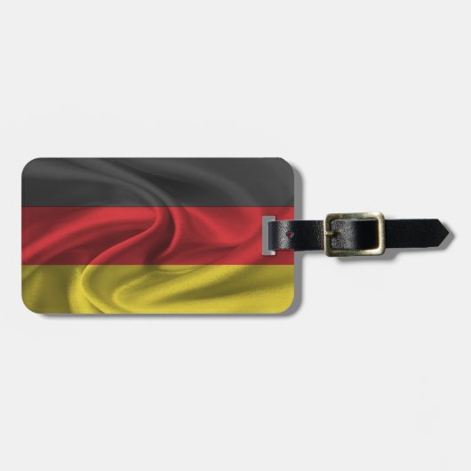 Vlag van Duitsland Bagagelabel (Voorkant horizontaal)