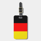 Vlag van Duitsland Bagagelabel (Voorkant verticaal)