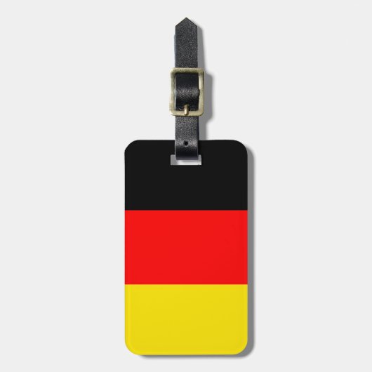 Vlag van Duitsland Bagagelabel (Voorkant verticaal)