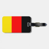 Vlag van Duitsland Bagagelabel (Achterkant horizontaal)