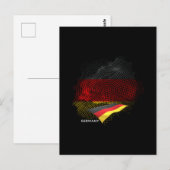 Vlag van Duitsland Briefkaart (Voorkant / Achterkant)