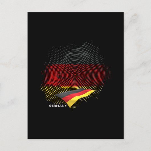 Vlag van Duitsland Briefkaart (Voorkant)