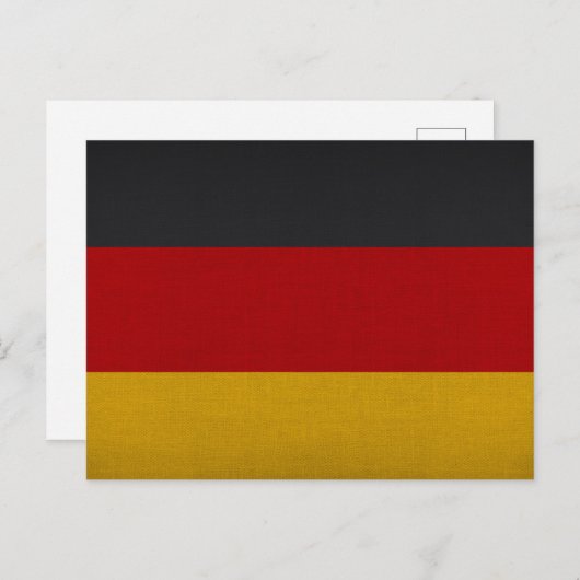 Vlag van Duitsland Briefkaart (Voorkant / Achterkant)