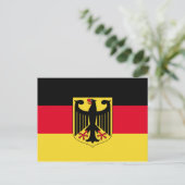 Vlag van Duitsland Briefkaart (Staand voorkant)