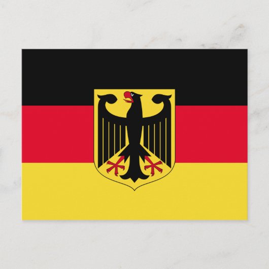 Vlag van Duitsland Briefkaart (Voorkant)