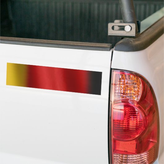 Vlag van Duitsland Bumpersticker (Op Truck)