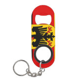 Vlag van Duitsland - Bundesdienstvlagge Mini Flessenopener (Voorkant)