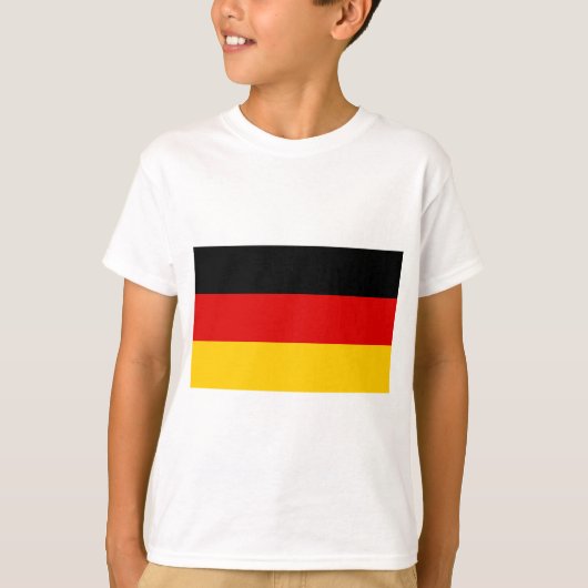 Vlag van Duitsland - Bundesvlagge und Handelsflagg T-shirt (Voorkant)