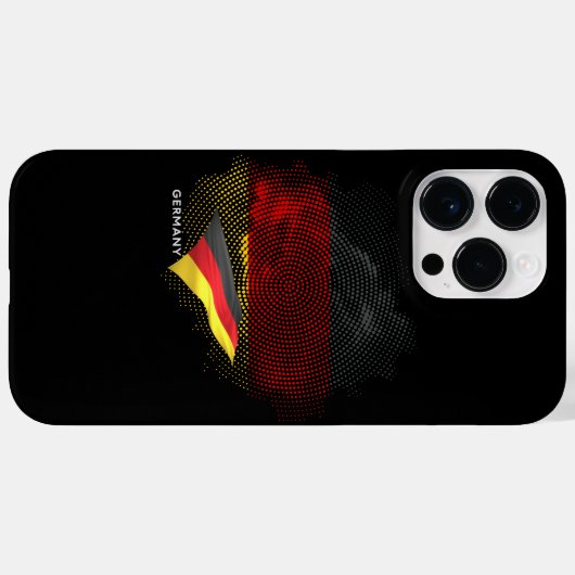 Vlag van Duitsland Case-Mate iPhone Case (Achterkant (horizontaal))
