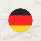 Vlag van Duitsland Confetti (Kleine voorkant)