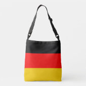Vlag van Duitsland Crossbody Tas (Achterkant)