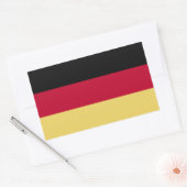 Vlag van Duitsland Decal Sticker (Envelop)