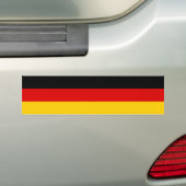 Vlag van Duitsland (Deutschland) Bumpersticker (Op auto)