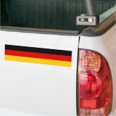Vlag van Duitsland (Deutschland) Bumpersticker (Op Truck)