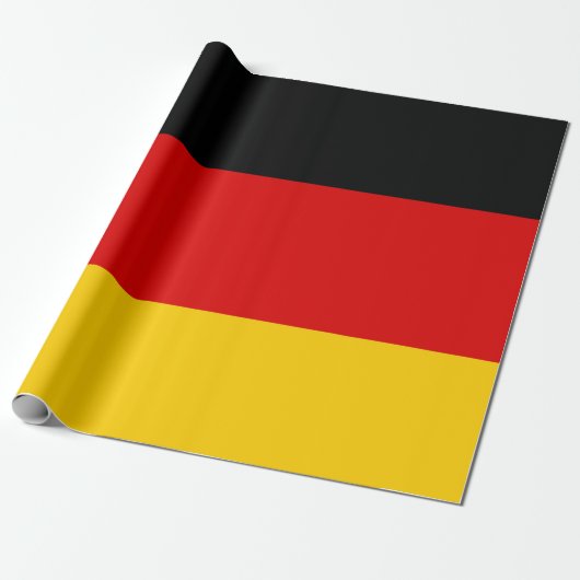 Vlag van Duitsland (Deutschland) Cadeaupapier (Uitgerold)