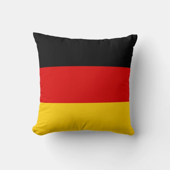 Vlag van Duitsland Deutschland Patriottisch Duits Kussen (Voorkant)