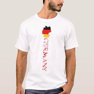 Vlag van Duitsland Duitse Vlag MAP T-shirt