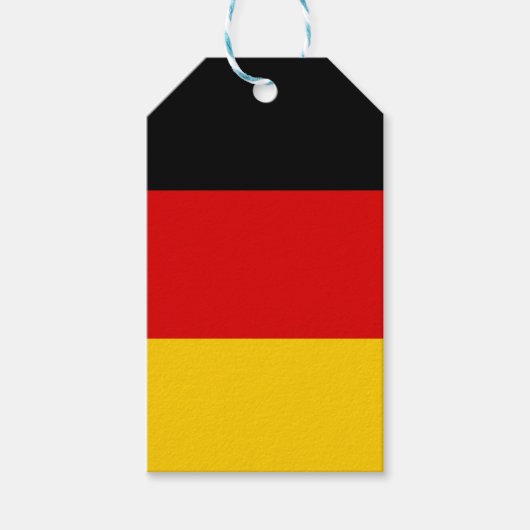 Vlag van Duitsland (Duitsland) Cadeaulabel (Voorkant)