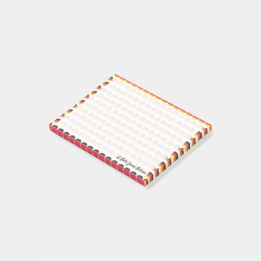 Vlag van Duitsland Emojis Post-it® Notes (Schuin)