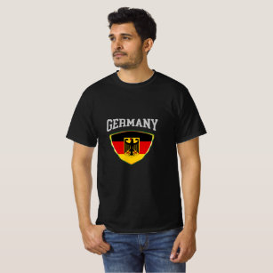 Vlag van Duitsland en embleem T-shirt