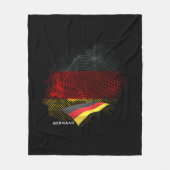 Vlag van Duitsland Fleece Deken (Voorkant)
