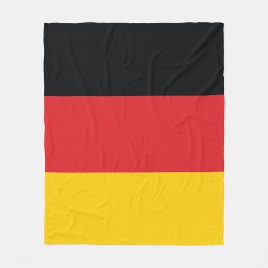 Vlag van Duitsland Fleece Deken (Voorkant)