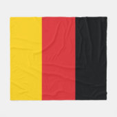 Vlag van Duitsland Fleece Deken (Voorkant (Horizontaal))