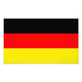 Vlag van Duitsland Foto Afdruk (Voorkant)