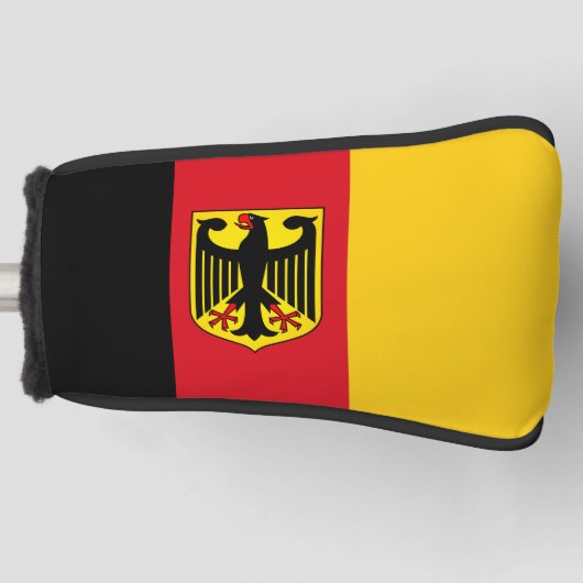 Vlag van Duitsland Golfheadcover (Voorkant)