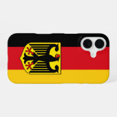 Vlag van Duitsland iPhone 16 Hoesje (Achterkant horizontaal)