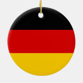 Vlag van Duitsland Keramisch Ornament (Achterkant)
