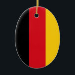 Vlag van Duitsland Keramisch Ornament<br><div class="desc">Vlag van Duitsland.</div>