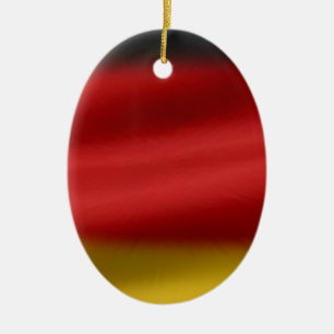 Vlag van Duitsland Keramisch Ornament
