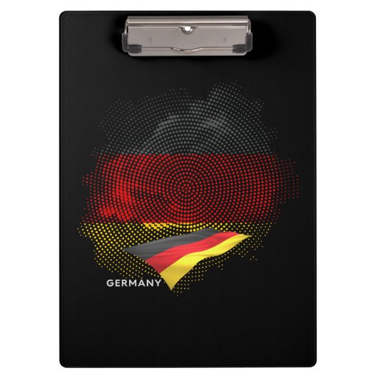 Vlag van Duitsland Klembord (Voorkant)