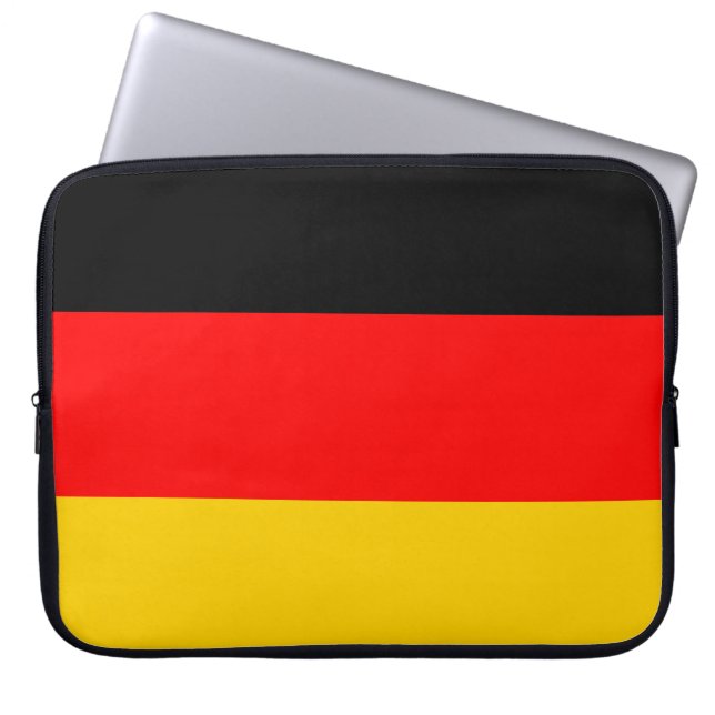 Vlag van Duitsland Laptop Sleeve (Voorkant)
