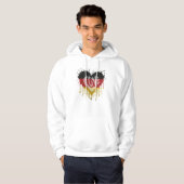 Vlag van Duitsland Love Hoodie (Voorkant volledig)