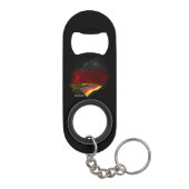 Vlag van Duitsland Mini Flessenopener (Achterkant)