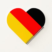 Vlag van Duitsland Notitieboek (Achterkant)
