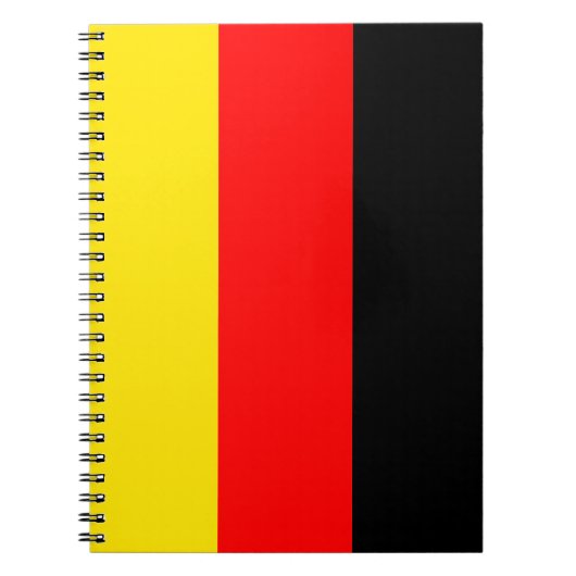 Vlag van Duitsland Notitieboek (Voorkant)
