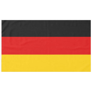 Vlag van Duitsland of Deutschland Tafelkleed