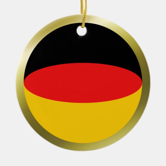 Vlag van Duitsland Ornament (Voorkant)