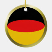 Vlag van Duitsland Ornament (Achterkant)