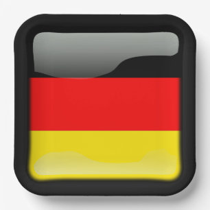 Vlag van Duitsland Papieren Bordje