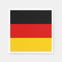 Vlag van Duitsland Papieren servetten